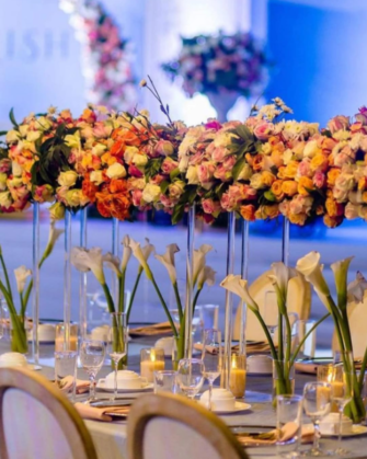 Lux Wild White & Greenery Faux Floral Arrangement