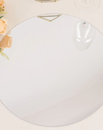Mirrored Charger Plate
