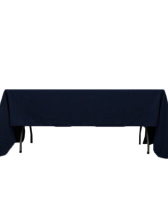 60"x120" Black Tablecloth