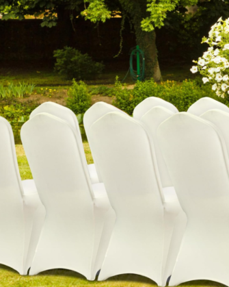 Essential Stretch Chair Cover - Ivory