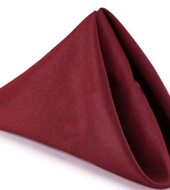 Polyester Napkin - Burgundy