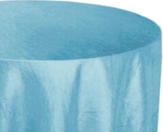 120" Tafetta Tablecloth - Turquoise