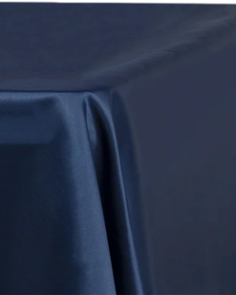 90"x132" Silk Tablecloth - Navy