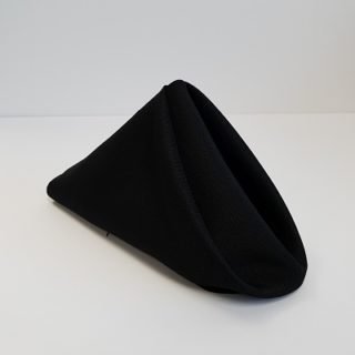 Polyester Napkin - Black