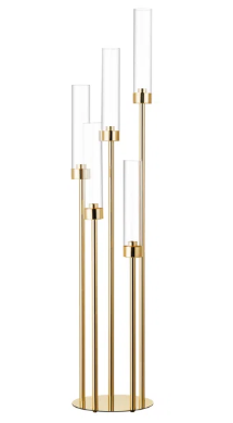 Golden Candelabra (5 Heads, LED candle only)