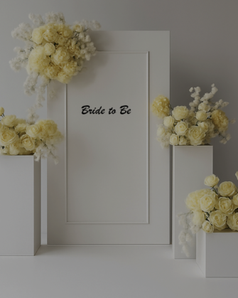 Rectangular backdrop package - White