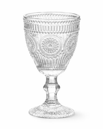 Goblet - 310 ml crystal cut glass - Clear