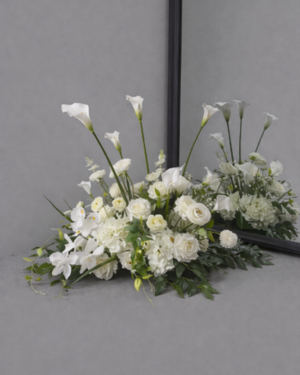 Rose -Lily Aisle Arrangement