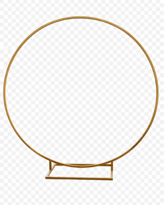 Circle Round Hoop Backdrop - Gold, 6'