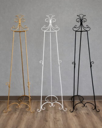 French Metal Easels w Tulip Top