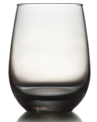 Smoke Wine Glass - Stemless 15 oz