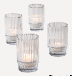 Pleated Candle Holder Sets