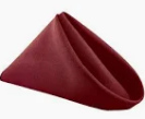 Polyester Napkin - Wine Red