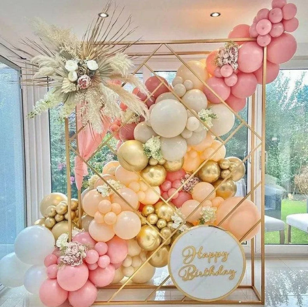 Geometric Rectangular Backdrop Set – Julie’s Luxe Events & Rentals