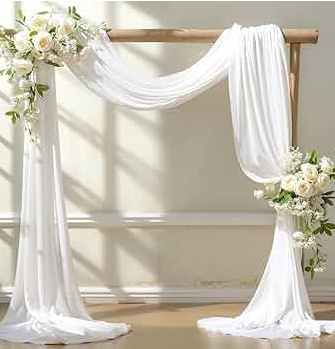 White Velvet Soft Drapery Fabric