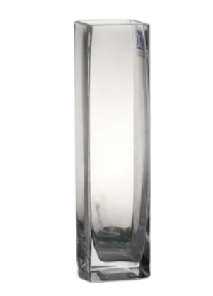 Bud Slim Square Vase centerpiece