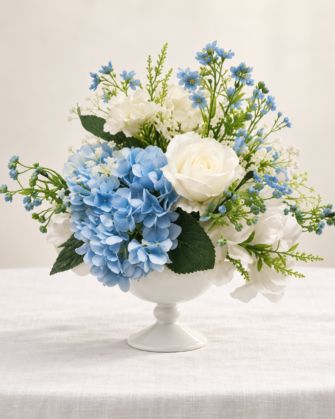 The Laurentian - Blue & White Floral Arrangement